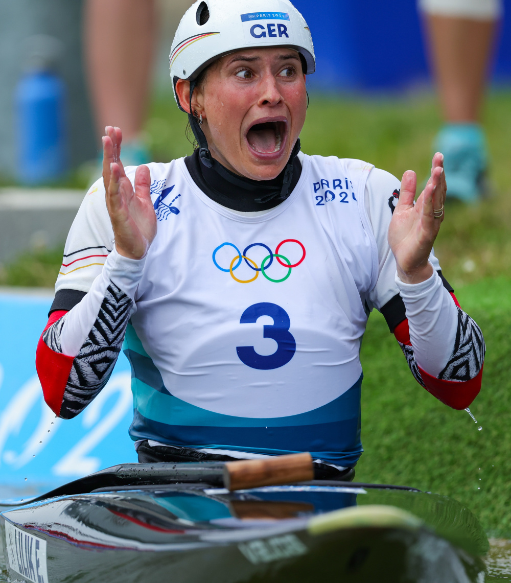 皮划艇女子单人训练：德国选手夺冠